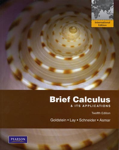 Stock image for Brief Calculus & Its Applications: International Edition for sale by Irish Booksellers