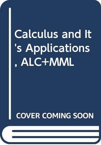 Calculus and Its Applications / Algebra Review (9780321632470) by Bittinger, Marvin L.; Ellenbogen, David J.