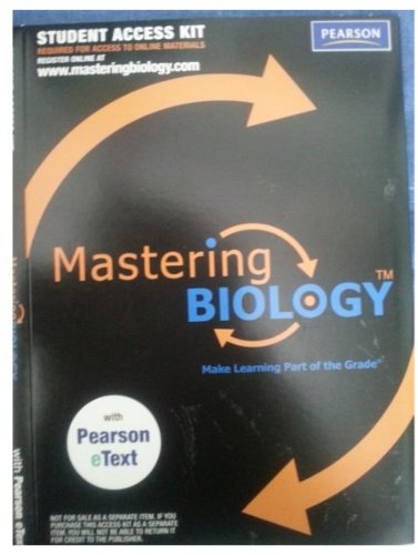 9780321633934: MasteringBiology with Pearson eText Student Access Kit for Biology