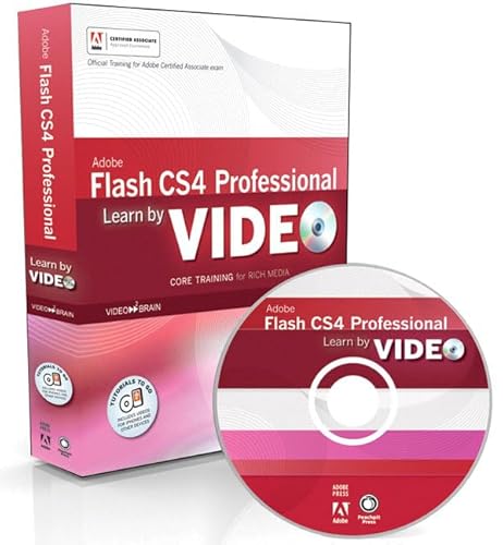 Adobe Flash CS4 Professional Learn by Video: Core Training for Rich Media Communication (9780321635006) by Video2brain