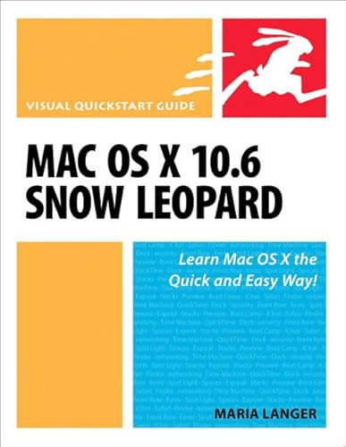 Beispielbild fr Mac OS X 10.6 Snow Leopard: Visual QuickStart Guide (Visual Quickstart Guides) zum Verkauf von WorldofBooks