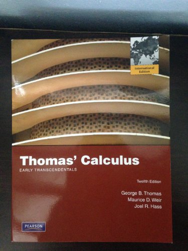 9780321636324: Thomas' Calculus Early Transcendentals:International Edition