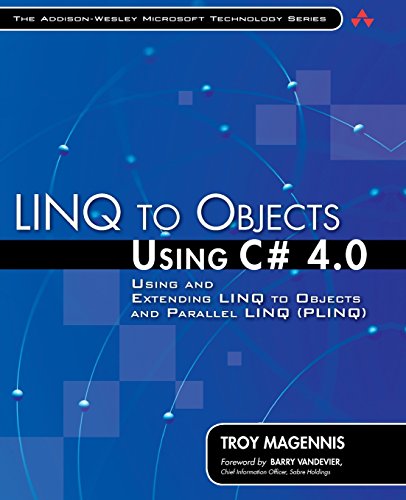 Beispielbild fr LINQ to Objects Using C# 4.0: Using and Extending LINQ to Objects and Parallel LINQ (PLINQ) (AddisonWesley Microsoft Technology) zum Verkauf von SecondSale