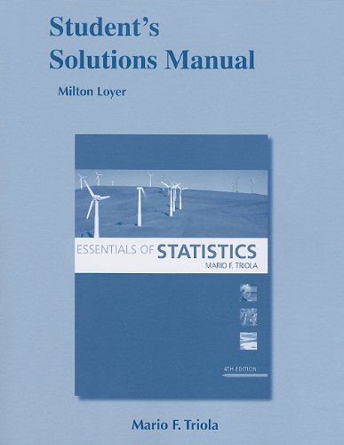 9780321641519: Essentials of Statistics