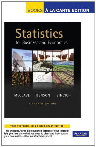 Stock image for Statistics for Business and Economics (Books a la Carte) for sale by HPB-Red