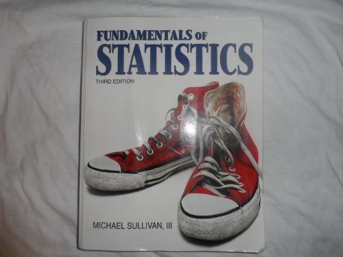 Imagen de archivo de Fundamentals of Statistics (Sullivan Statistics Series) a la venta por SecondSale