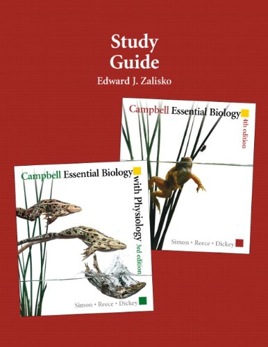 Stock image for Study Guide for Campbell Essential Biology (with Physiology chapters) for sale by GoldBooks