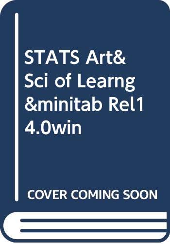 9780321642875: STATS Art& Sci of Learng&minitab Rel14.0win