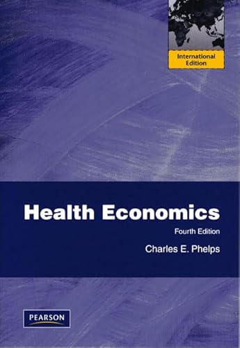 Beispielbild fr Health Economics: International Edition zum Verkauf von SecondSale