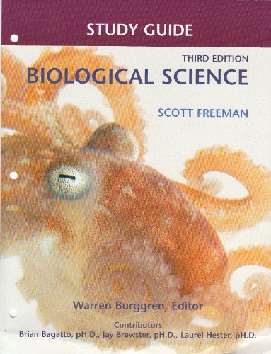 Beispielbild für Study Guide for Biological Science (3rd Edition) zum Verkauf von Discover Books