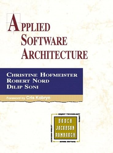 9780321643346: Applied Software Architecture (paperback)