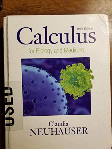 Imagen de archivo de Calculus For Biology and Medicine a la venta por BookHolders