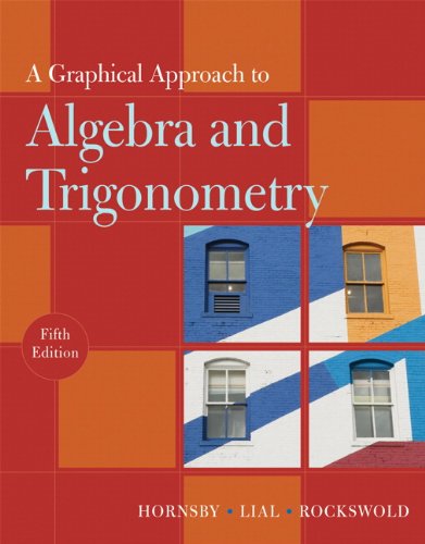 Imagen de archivo de A Graphical Approach to Algebra and Trigonometry (5th Edition) a la venta por Ravin Books
