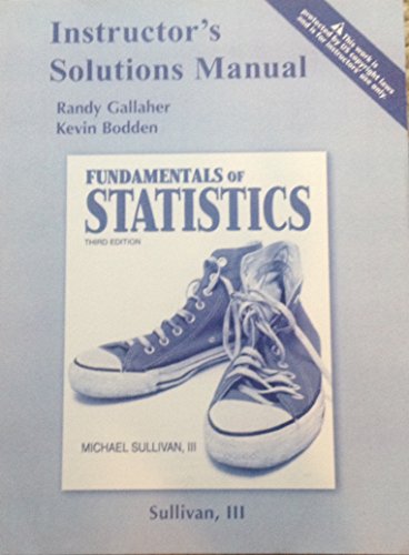 Beispielbild fr Student Solutions Manual for Fundamentals of Statistics zum Verkauf von SecondSale
