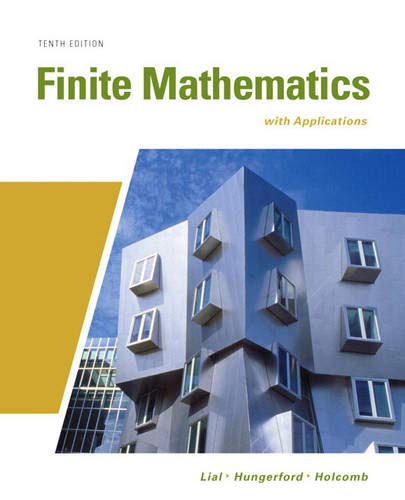 9780321645548: Finite Mathematics with Applications
