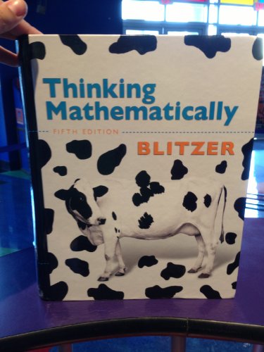Stock image for Thinking Mathematically for sale by Bookmonger.Ltd