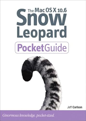 Imagen de archivo de Mac OS X 10.6 Snow Leopard Pocket Guide a la venta por WorldofBooks