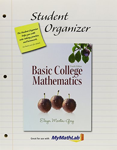 Stock image for Student Organizer (Standalone) for Basic College Mathematics for sale by HPB-Red