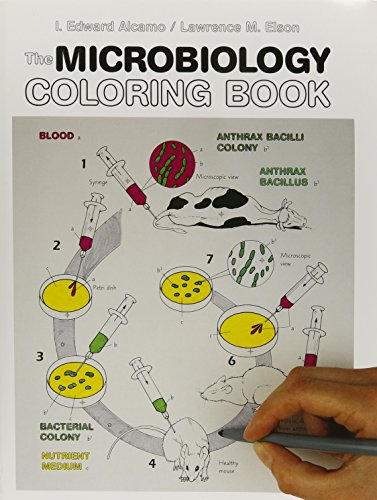 The Microbiology Coloring Book with Microbe Files: Cases in Microbiology for the Undergraduate (without answers) (9780321654601) by Alcamo; Elson, Lawrence M.