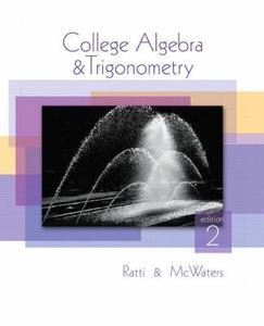 Imagen de archivo de College Algebra and Trigonometry a la venta por GuthrieBooks