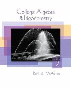 9780321655073: College Algebra and Trigonometry