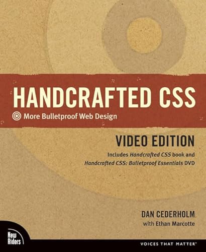 Beispielbild fr Handcrafted CSS Pack : More Bulletproof Web Design zum Verkauf von Better World Books: West