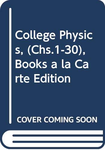 College Physics, (Chs.1-30), Books a la Carte Edition (8th Edition) (9780321662002) by Young, Hugh D.; Geller, Robert