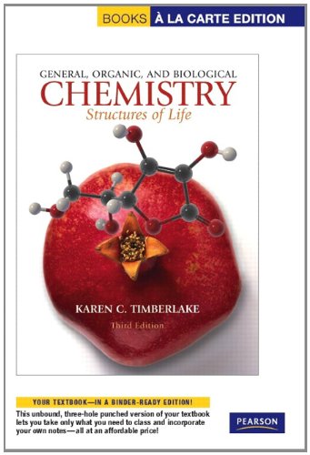 9780321668059: General, Organic, and Biological Chemistry: Structures of Life, Books a la Carte Edition (3rd Edition)