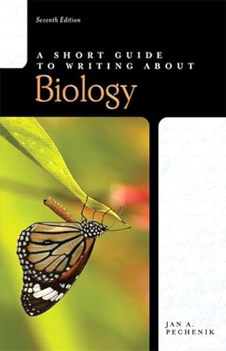 Imagen de archivo de A Short Guide to Writing About Biology, (Valuepack Item Only) by Pechenik, Jan A. (2009) Paperback a la venta por ThriftBooks-Dallas