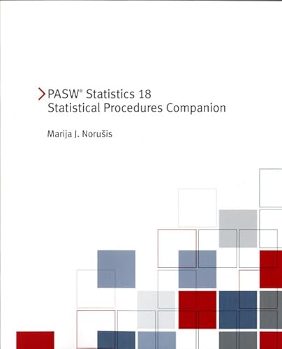 Imagen de archivo de PASW Statistics 18 Statistical Procedures Companion a la venta por The Book Bin