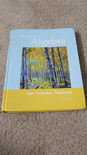 Beispielbild fr Beginning Algebra zum Verkauf von Better World Books