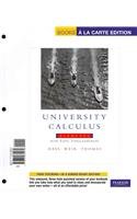 University Calculus: Elements Plus Early Transcendentals, Books a la Carte Plus MyLab Math/MyLab Statistics Student Access Kit (9780321674548) by Hass, Joel; Weir, Maurice; Thomas Jr, George