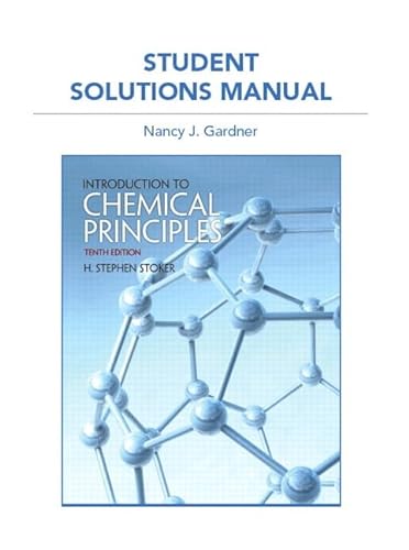 Introduction to Chemical Principles (9780321676191) by Stoker, H. Stephen; Gardner, Nancy J.