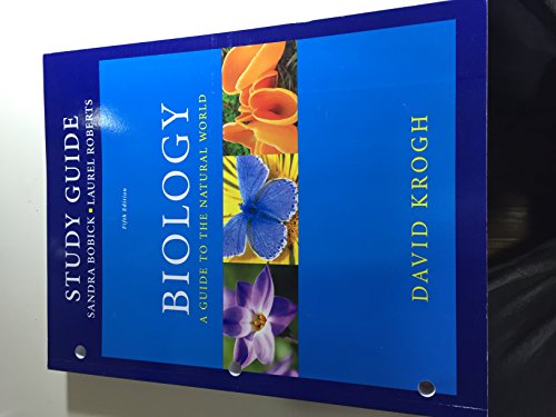 Study Guide for Biology: A Guide to the Natural World - David Krogh