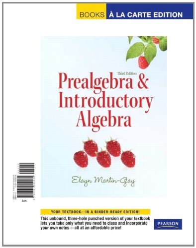 Stock image for Prealgebra & Introductory Algebra + MyMathLab/MyStatLab Student Access Kit: Books a La Carte Edition for sale by Revaluation Books