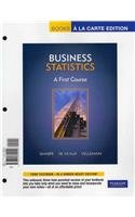 Business Statistics: A First Course: Books a la Carte Edition (9780321693198) by Sharpe, Norean R.; De Veaux, Richard D.; Velleman, Paul F.