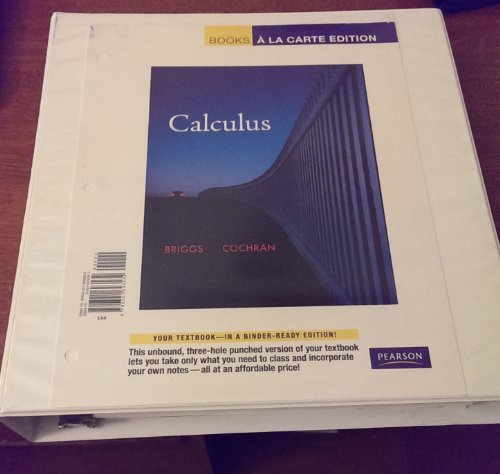 Imagen de archivo de Calculus, Books a la Carte Edition a la venta por HPB-Red