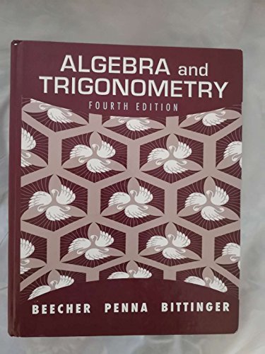 Imagen de archivo de Algebra and Trigonometry a la venta por Better World Books