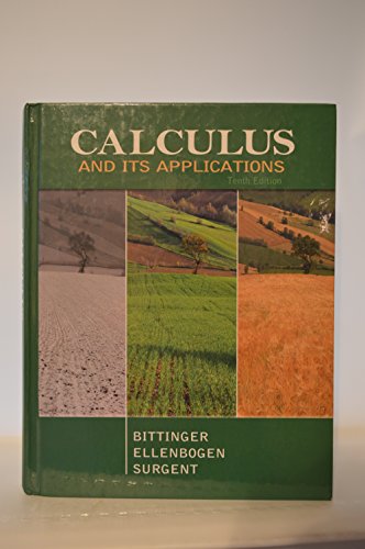 Beispielbild fr Calculus and Its Applications zum Verkauf von Better World Books