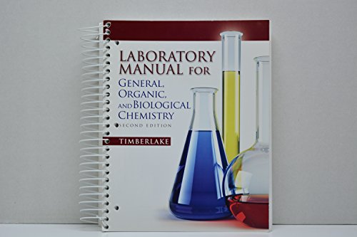 Stock image for Laboratory Manual For General, Organic, and Biological Chemistry for sale by Books Unplugged