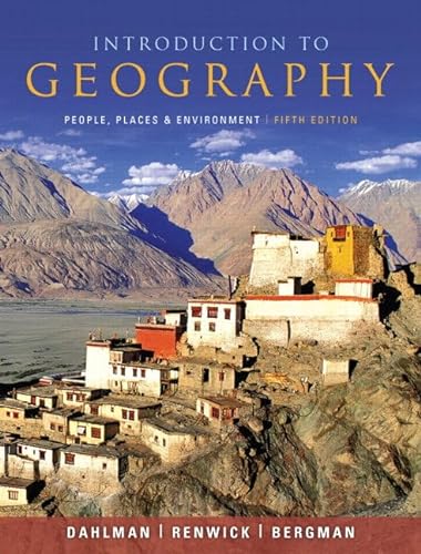 Imagen de archivo de Introduction to Geography : People, Places, and Environment a la venta por Better World Books