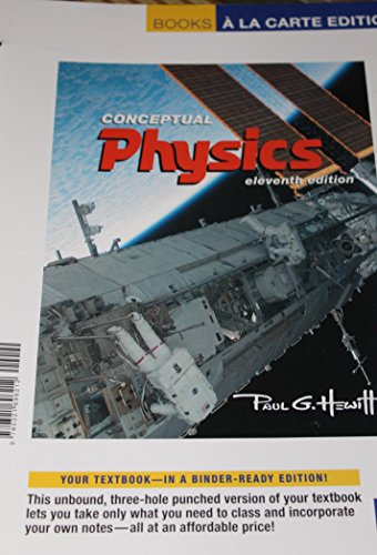 Conceptual Physics: Books a La Carte Edition (9780321696212) by Hewitt, Paul G.