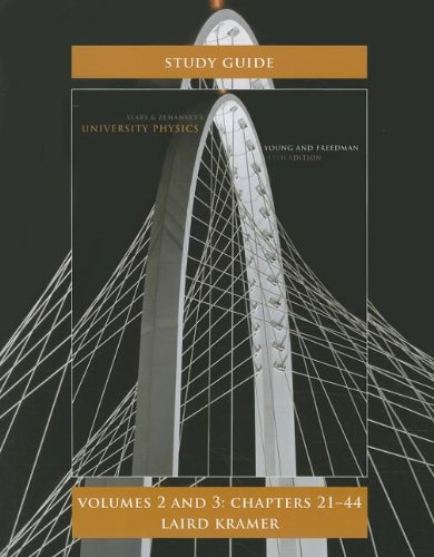 Imagen de archivo de Student Study Guide for University Physics Volumes 2 and 3 (Chs.21-44) a la venta por Wonder Book