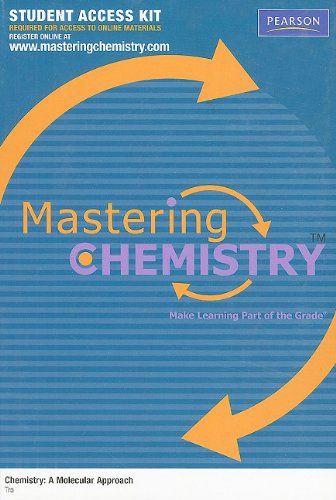 Mastering Chemistry- Student Access Kit for Chemistry: A Molecular Approach (9780321697400) by [???]