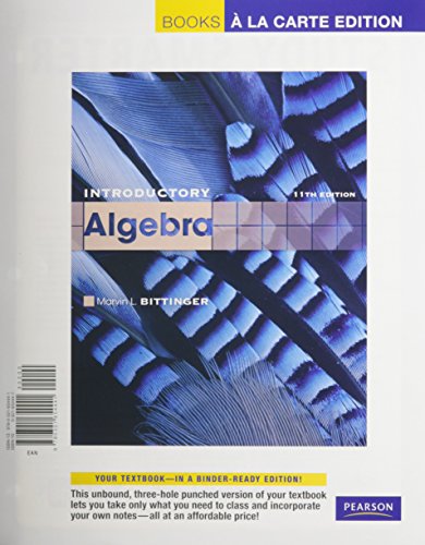 Introductory Algebra, Books a la Carte Plus MyMathLab/MyStatLab -- Access Card Package (11th Edition) - Marvin L. Bittinger