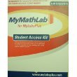 Mymathlab Plus Student Access Kit (Standalone) (9780321699077) by Pearson