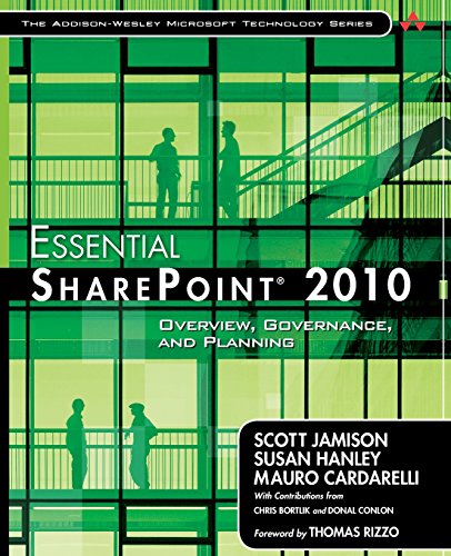 9780321700759: Essential SharePoint 2010: Overview, Governance, and Planning (Addison-Wesley Microsoft Technology) (Addison-Wesley Microsoft Technology Series)