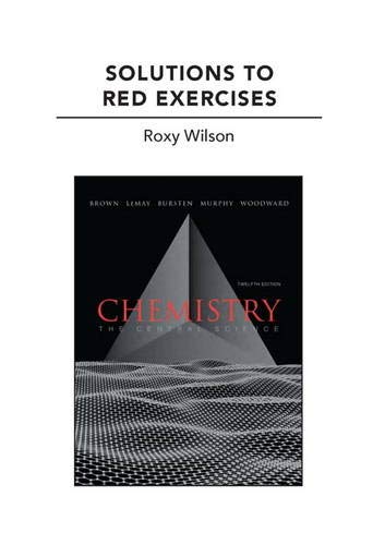 Beispielbild fr Solutions to Red Exercises for Chemistry : The Central Science zum Verkauf von Better World Books