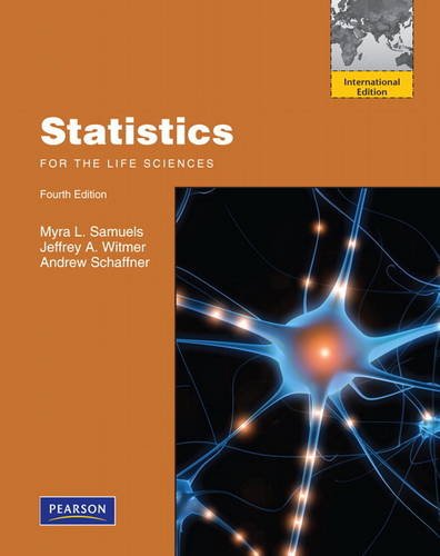 9780321709677: Statistics for the Life Sciences: International Edition