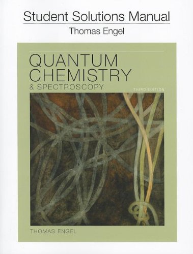 9780321710437: Quantum Chemistry & Spectroscopy
